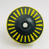 4,5-дюймовый желтый керамический диск Roloc с зернистостью 80 и конической щетиной для удаления краски 