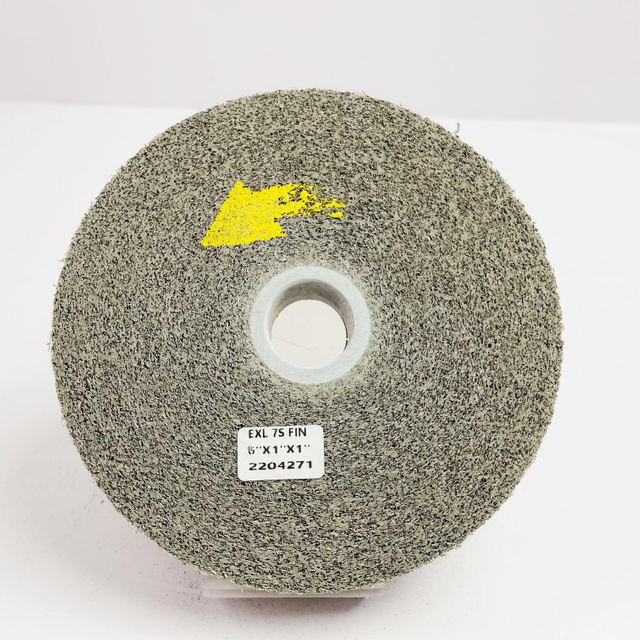 Абразивные материалы из карбида кремния EXL для удаления заусенцев, спиральное колесо для металла 