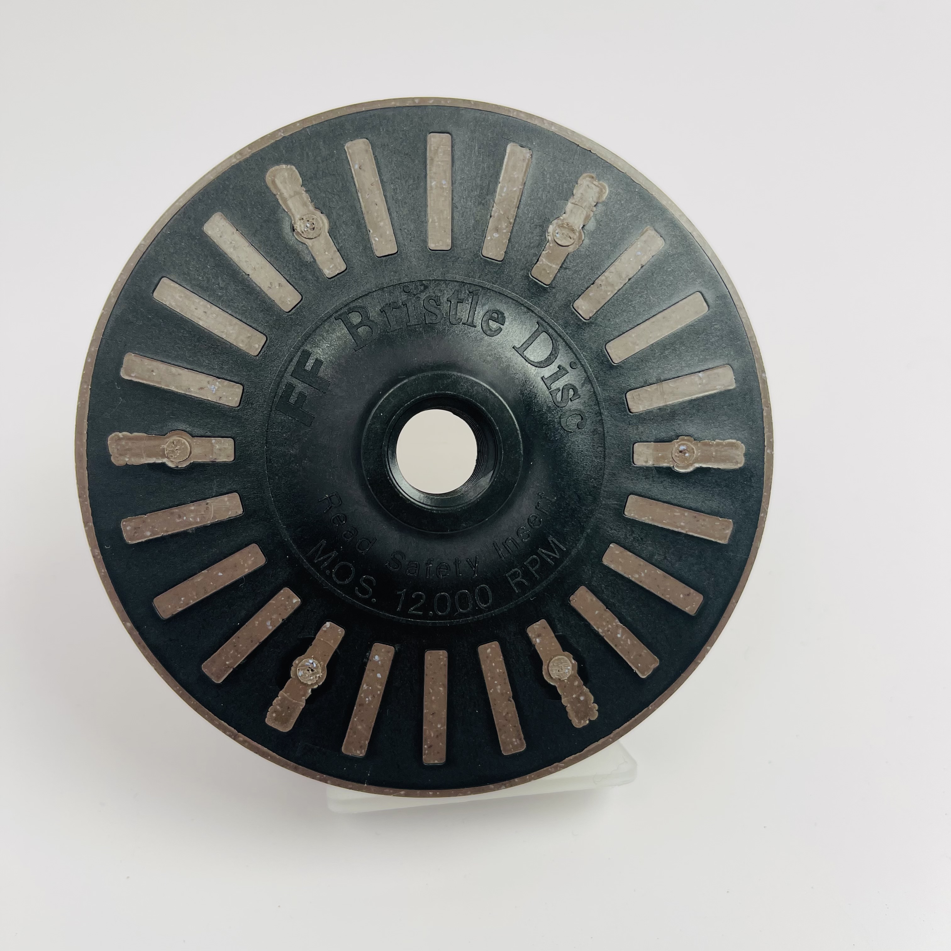 4,5-дюймовый коричневый диск с зернистостью 36 и конической щетиной для шлифовальной машины
