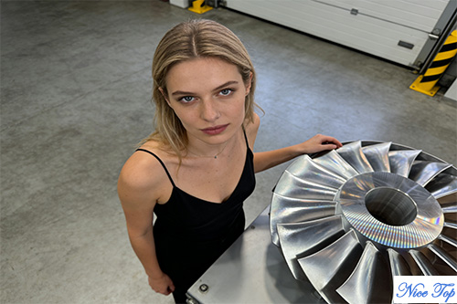 Колесо с извилистым верхом Nice Top LD 8S FIN 10X2X5 дюймов